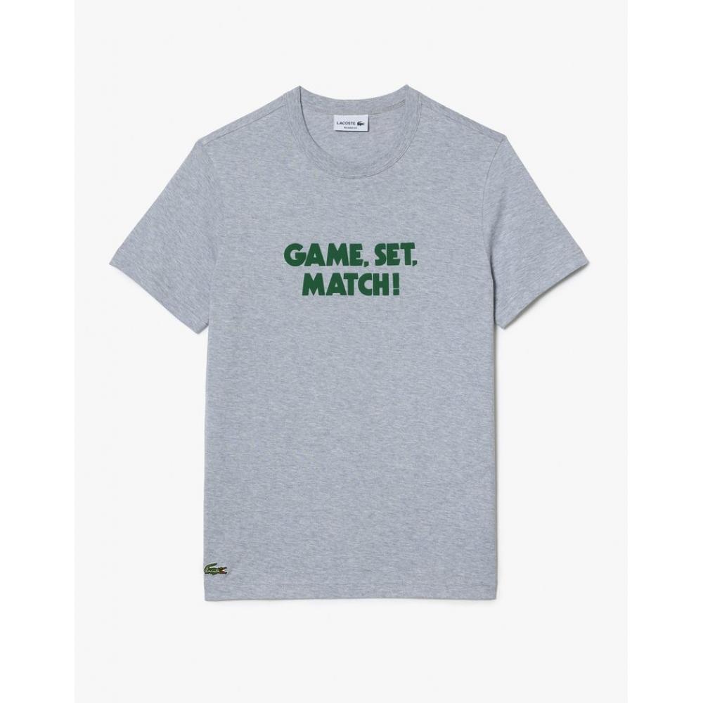 

Мужская футболка с надписью lacoste message TH0134 54 г CCA 00M