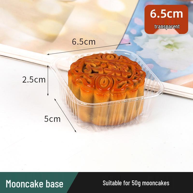 Golden Mooncake Blister Packaging: Salted Egg Yolk Pastry Tray with Mung Bean Cake Blister Box.