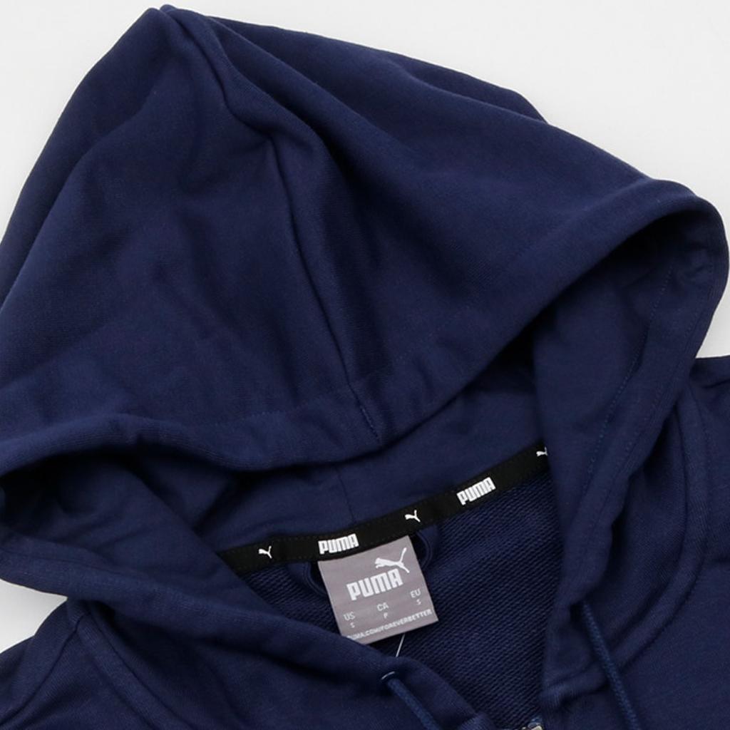 Puma Logo Hooded Long Sleeve Jacket Men Jackets Navy-Blue 656708-06