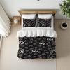 Bad B-Badtz-Maru Duvet Cover Set Home Style Bedding Soft Laundry Cotton Bed 3 Piece Set Student Dormitory Gift