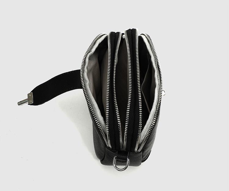 2024 New Fashion Women's Cowhide Lychee Grain Leather Crossbody Bag