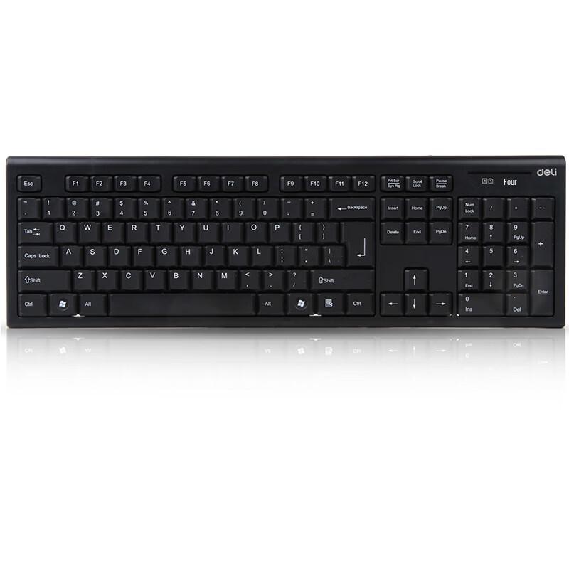 Deli Wireless Keyboard and Mouse Set 3728