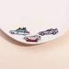 Cartoon Cool Sports Car Enamel Pins Creative Brooch for Men Friends Lapel Badge Backpack Clothing Hat Jewelryb Accessories Gifts