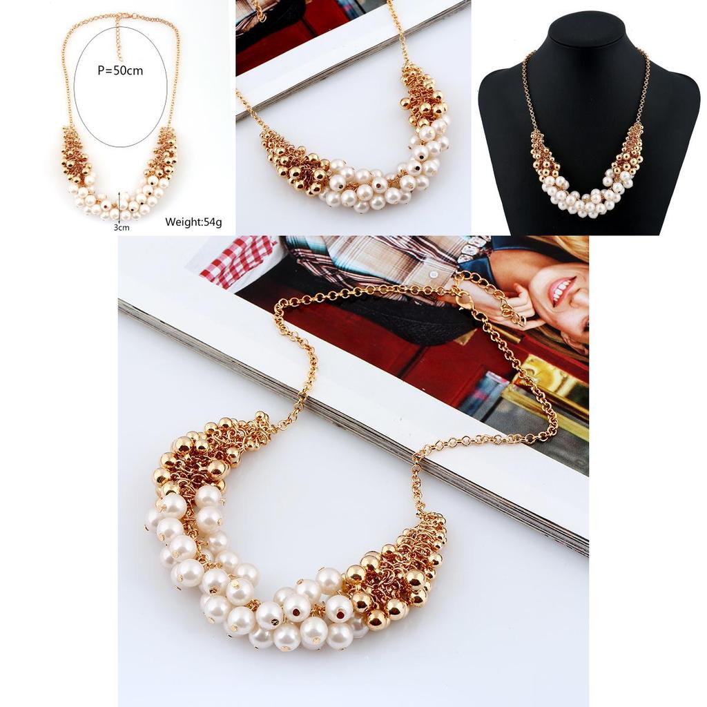 Fashion Simulation Pearl Women Necklace For Holiday Gifts And Fashion Lovers