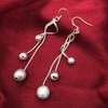 Sace Gems Classic Copper Alloy Long Hanging Bead  Earrings for Women Wedding Party Gifts