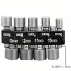 23pcs Internal Hexagonal Socket Wrench Screw Socket Electric Screwdriver Head Self Tapping Screw Power Nut Driver Drill Bit 1/4