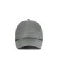 Bajal Studded Logo Oversized Poly Ball Cap Gray