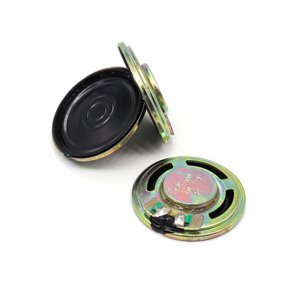 

5pcs 0.5W 8 Ohm Speaker Loudspeaker 23mm Diameter Small Trumpet 0.5 watt 8R Thickness 5MM for Toys/Blood Pressure Monitor 23mm-0.5W8R