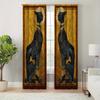 2pcs Ancient Egyptian Mural Curtains Rod Pocket DecorativePrinted Curtain Light-filtering Curtain For Kitchen Living RoomOffice