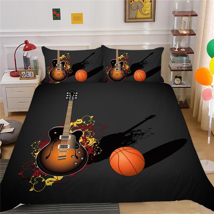 Sports Series Digital Printing Polyester Bedding Two Or Three-Piece Set