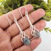 Moss Agate Gemstone Jewelry, 925 Solid Sterling Silver Earrings, Beautiful Handmade Silver Earrings Gift For Love Jewelry Dainty Earrings