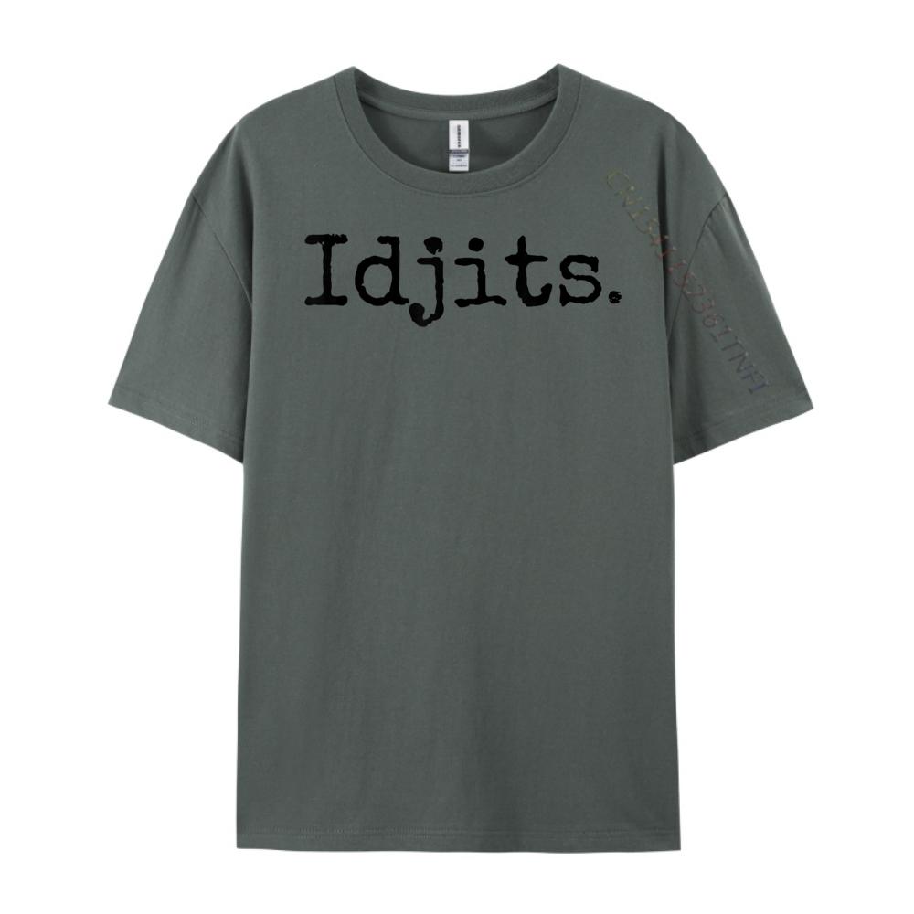Idjits Southern Slang Redneck Idiot Slang Idjits Vintage T Shirt Unisex Short Sleeve Tee Vegan Brand Clothing