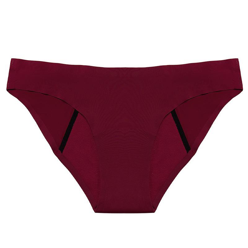 Women s Leak-Proof Low-Waist Seamless Period Briefs with Pure Cotton Crotch (European Size)