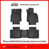 TPE Waterproof Floor & Trunk Mats for Right-Hand Drive Toyota CROWN CROSSOVER Sedan - Wear-Resistant