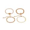 Meier European and American popular jewelry simple multi-layer metal chain OT buckle bracelet, bohemian fashion layered bracelet