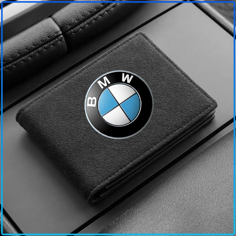 PU Leather Credit Card Case Car Driving Documents Protective Case For BMW M Performance 1 3 5 7 Series M3 M4 M5 M6 X1 X3 X5 X6 X7 E30 E34 E36 E39 E4