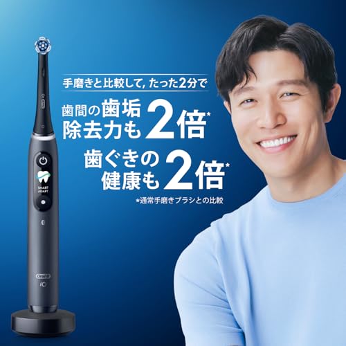 Braun Oral-B iO9 Electric Toothbrush, iOM92B20BK-W, Black Onyx [Amazon.co.jp Exclusive]