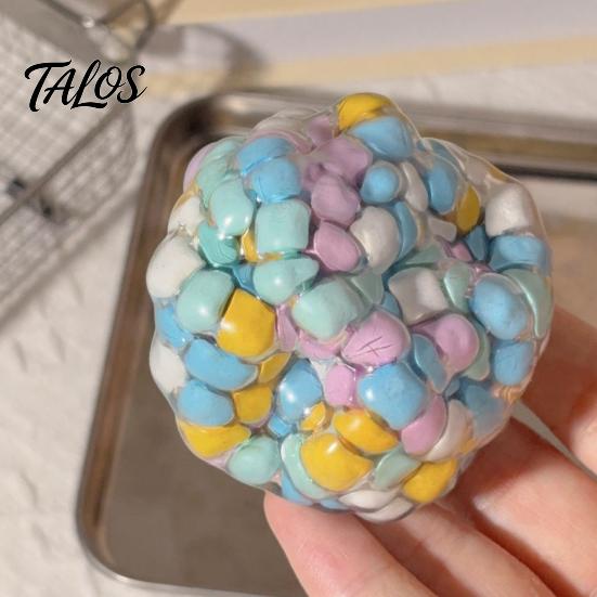Portable Fidgets for Daily Use Handmade Squeeze Stress Ball, Ultra‑Soft Fidget Squeaky Creative Sensory Safe TPR Squeezable Balls Kids Toy