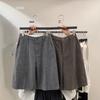 6UP Autumn Korean Wool Plaid Slimming Textured Casual Women's Shorts