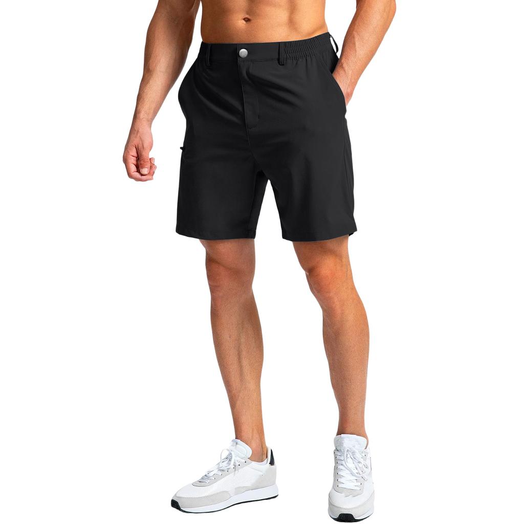 Herren locker Freizeit Sport Reißverschlusstasche Gerade Fünf Jacke Shorts