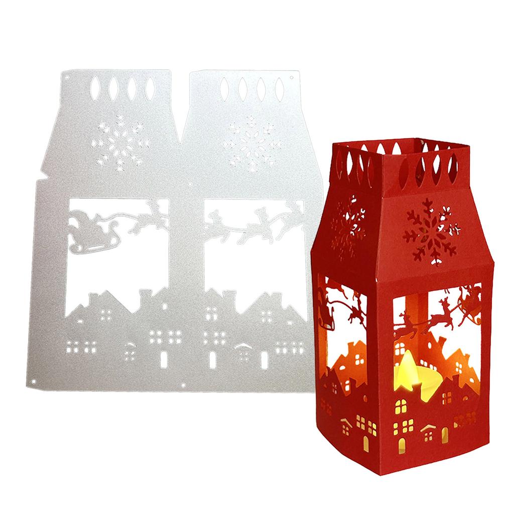 Christmas Lanterns Metal Cutting Dies Scrapbooking Stencil Die Cuts Card Embossing DIY Photo Album Template Mold Decor