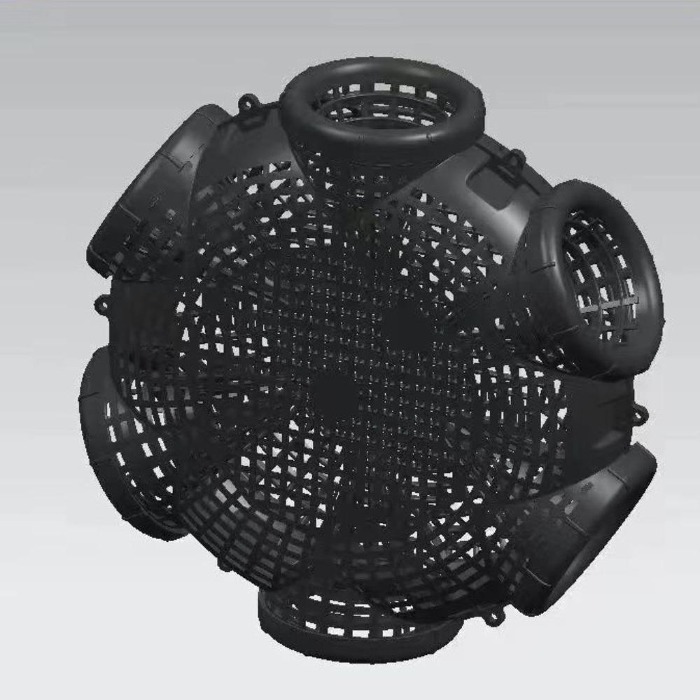 Black Fish Net Cage Fishnet Finless Eel Cage 2024 Fishing Pot