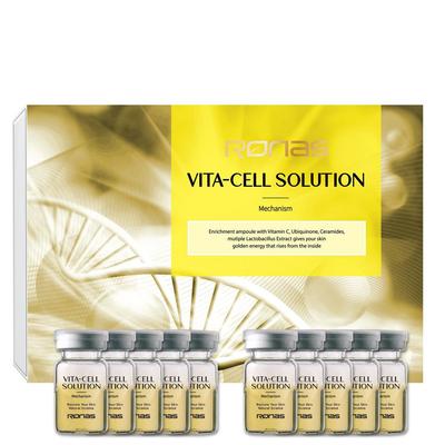 VITA Cell Solution 10 ks, Rozjasňující, Bělící, Proti stárnutí, Hydratační, Korejská kosmetika, Kbeauty, vzorek