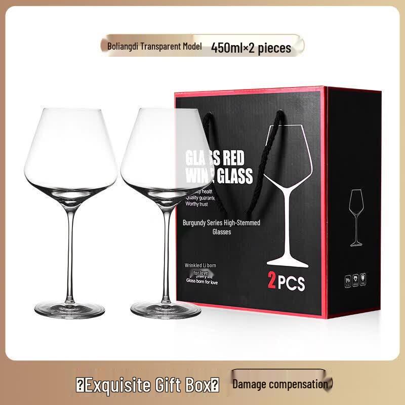 Handmade European Red Wine Glass & Decanter Set