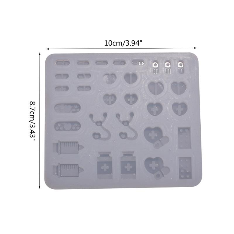 Resin Shaking Cup Mold Silicone Casting Mold Epoxy Resin Quicksand Mold Hollow Mold for Keychain Pendant Jewelry Making