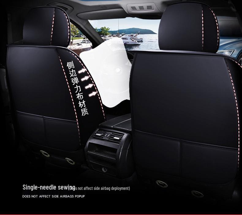 Full Leather Car Seat Cover, Universal Fit for Bin Yue, Emgrand GS, Vision, Boyue
