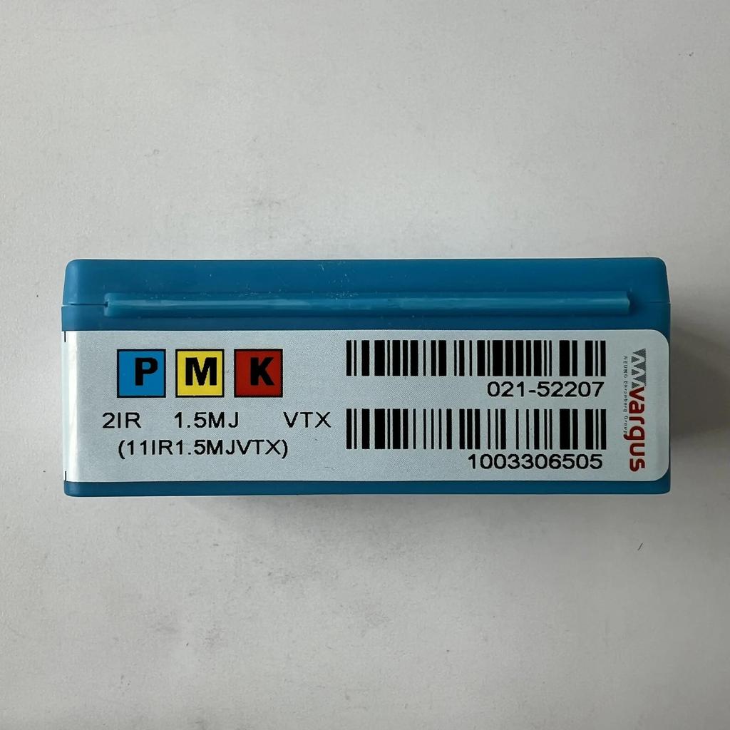 Original / 2IR1.5MJ VTX / Industrial indexable Carbide Inserts 10 Pcs