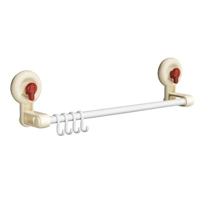 Suction Cup Hook Rack Bar Rail Hanger Shower Utensil Hook Hooks Organizer for Kitchen Utensils and Bathroom Accessories