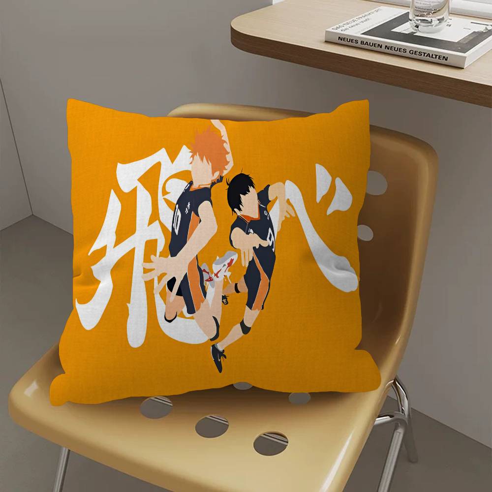 Cartoon K-Karasuno Kissenbezug Dekokissen Sofa Heimdeko Hülle Kissenbezüge