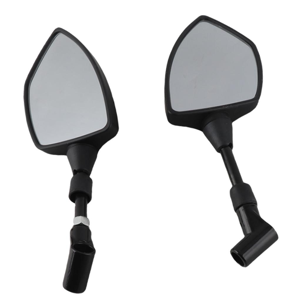 1 Pair Rearview Side Mirrors 360 Degree Rotation for Motocycle Scooter ATV Dirt Bike 0.3in 0.4in Mounting