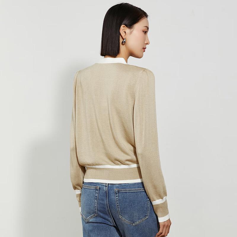 Women's V-Neck Button-Front Knit Cardigan