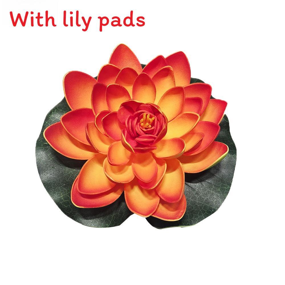 Water Garden Artificial Lotus Flower With Floating Design For Home Decor And Aquariums