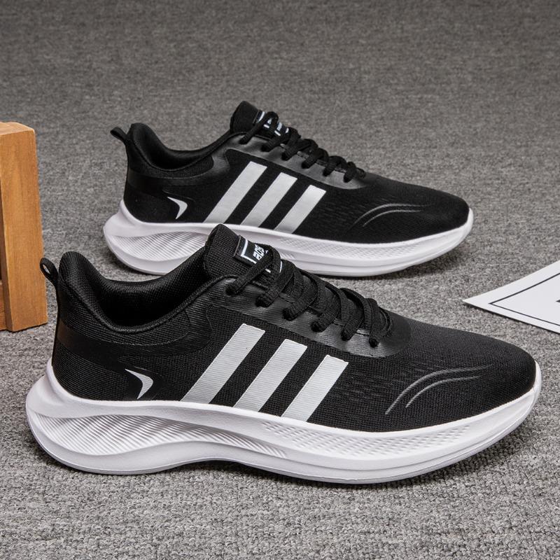 Spring and summer mesh breathable thin craftsmanship versatile casual ultra-light soft sneakers for men and women large size men