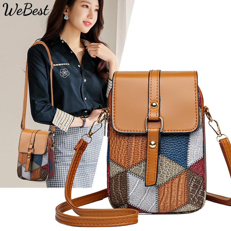 

Multi Layer Simple Large Capacity Shoulder Crossbody Phone Bag