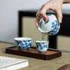 Sushang Hand-painted Ceramic Travel Gongfu Tea Set