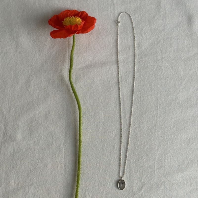 Pinaf Frame poppy necklace
