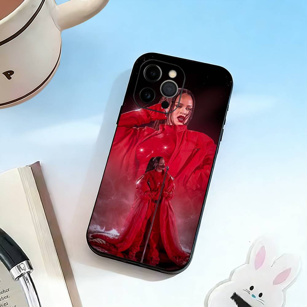 Singer-R-Rihanna Phone Case Silicone Soft For IPhone 17 16 15 14 13 12 11 X XR Plus Pro Max Plus