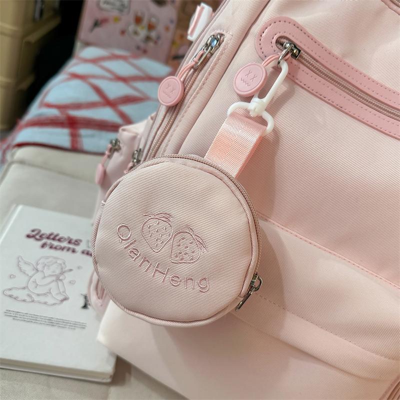 Women's Backpack Campus Large Capacity Backpack Student Schoolbag with Coin Purse