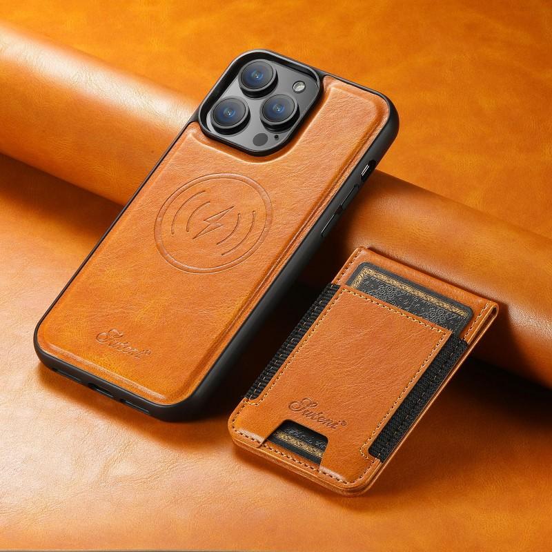 Magnetic TPU Phone Case With Card Slot Kickstand IPhone 18 Pro Max Compatible MagSafe Wireless Charging
