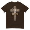 Easter He Is Risen Cross Religious Design For Christians Tshirt
