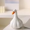 Cute Garlic Duck Desk Decor, Stress Relief Ornament for Calm Mood & Office Relaxation