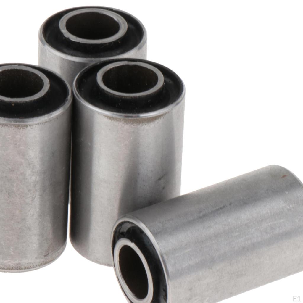 4 Pieces Rear Swing Arm Bushes Assembly Direct Replaces Portable Steel Motorcycle Accessory for