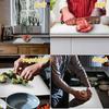 Stainless Steel Cutting Board Food Grade Nonslip Chopping Tray Metal Anti Scratch Cutting Board for Vegetable Fruit Bread Pastry