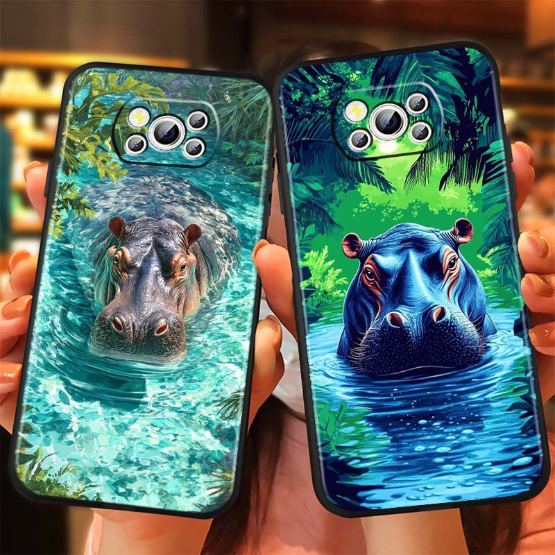 Tung Tung Sahur Anime Art For Xiaomi Mi Poco F3 F4 F5 F6 X3 X4 X5 X6 X7 M3 M4 M5 M6 M7 GT Pro 5G Black Phone Case
