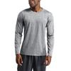 Brand Men's Quick-Dry Long Sleeve Sports T-Shirt - Loose Fit for Outdoor, Fitness, Basketball, Running