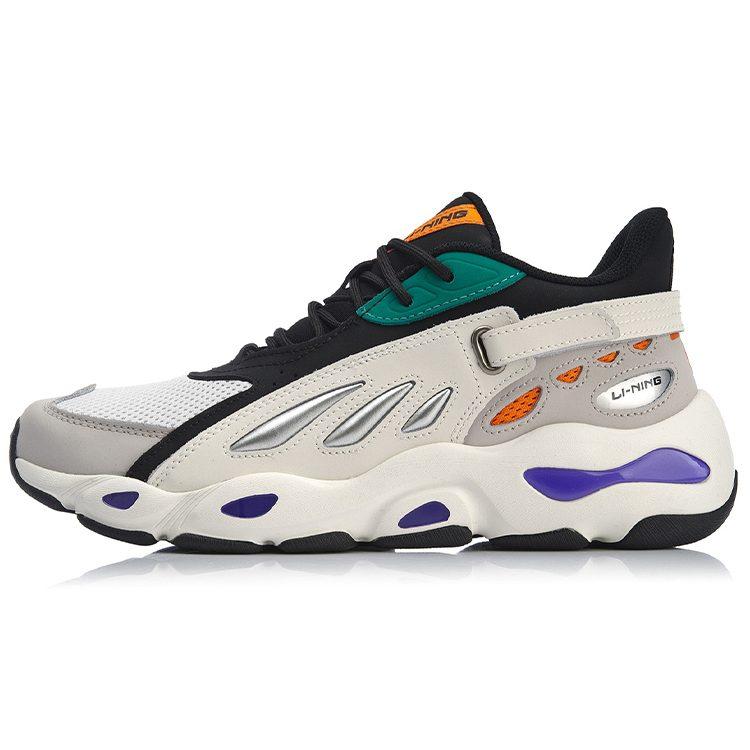 Li Ning Butterfly Cushioning Slip Resistant Abrasion Resistant Cushioning Slip Resistant Abrasion Resistant Low Top AGCN225-5